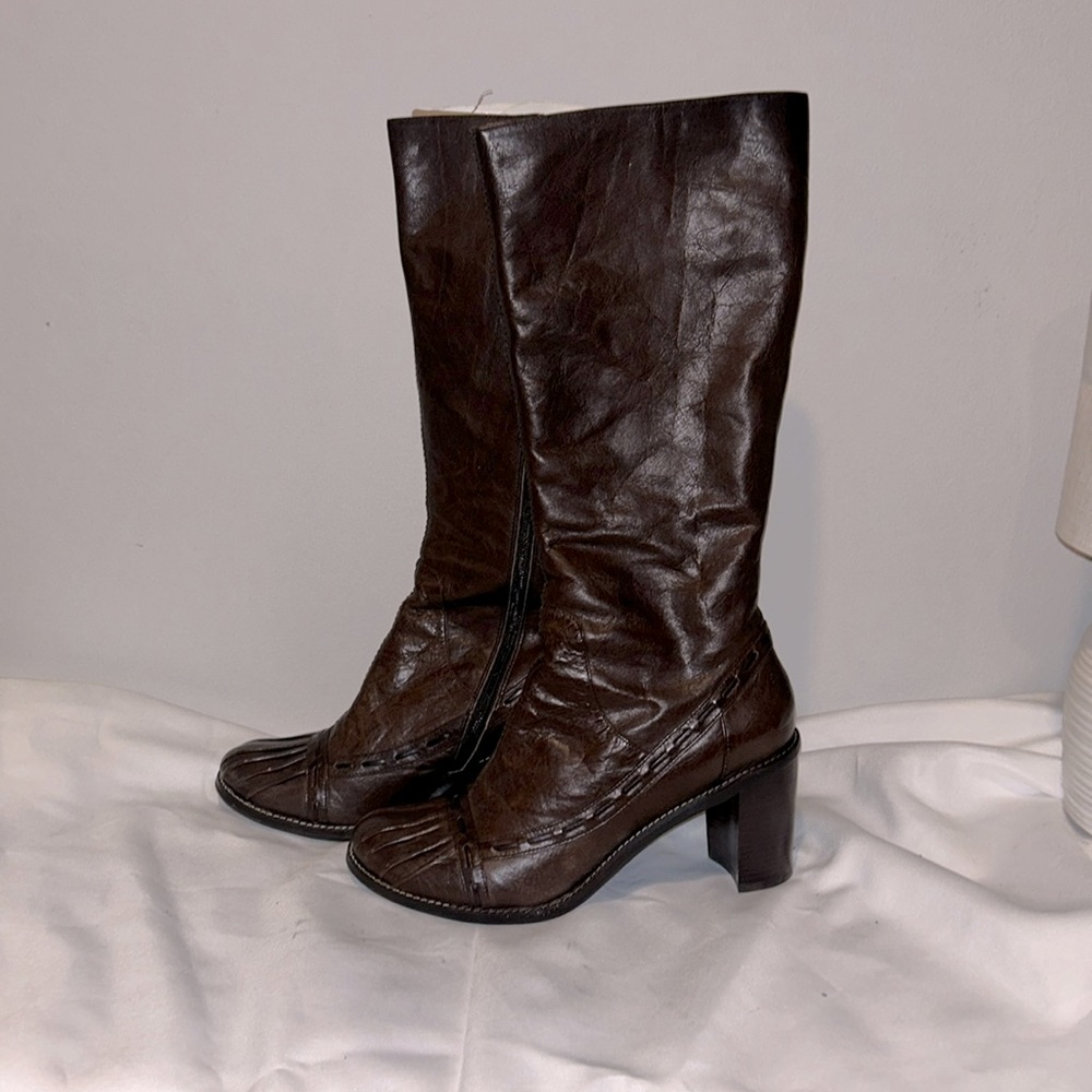 One of 2 Brown Boot